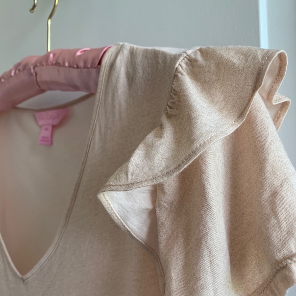 Lilly Pulitzer gold top - Picture 3 of 3